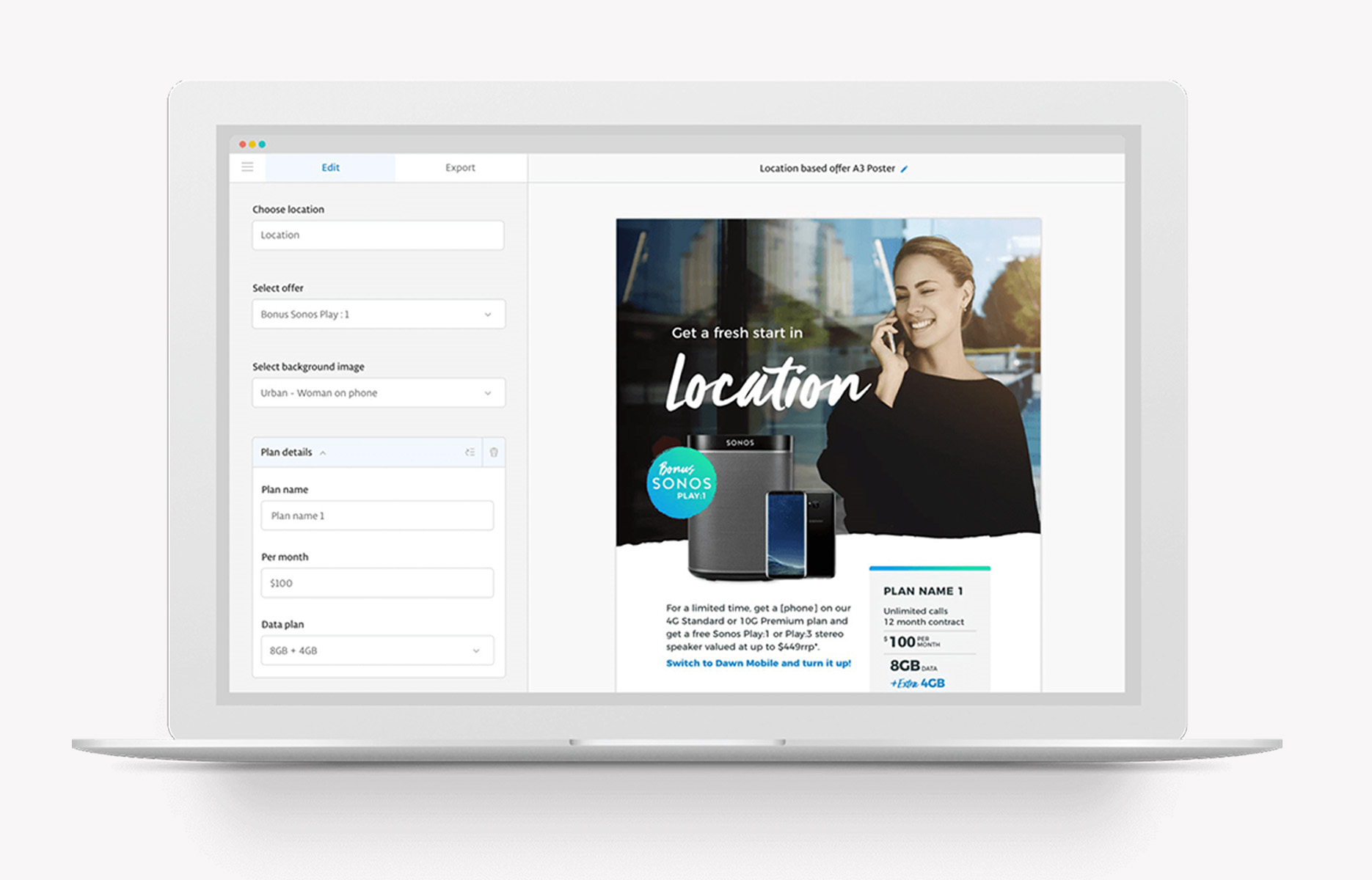 An image of the Dokio application