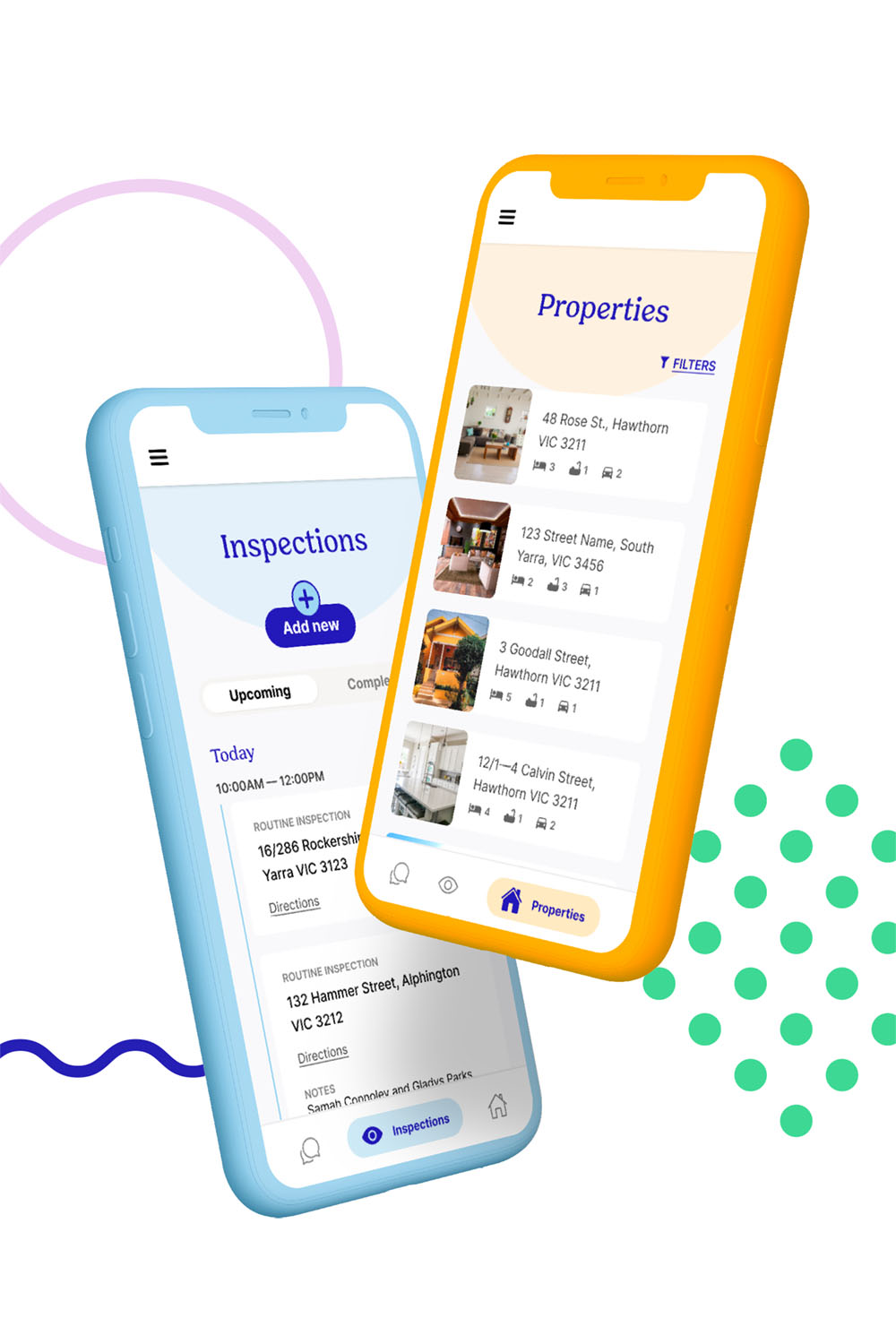 An image of the Kolmeo mobile apps